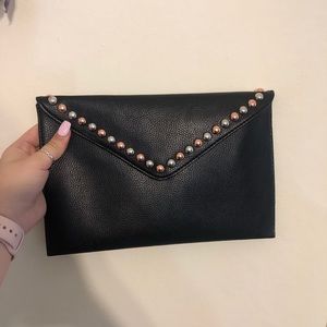 B-Low the Belt Black Studded Clutch | FabFitFun